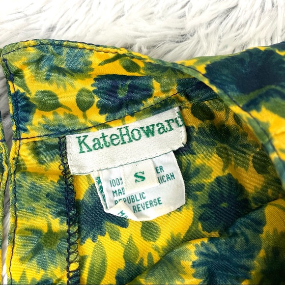 Vintage Kate Howard Floral Crepe Blouse EUC - Picture 6 of 10